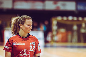 Amelie Berger ist eine von vier Nachwuchs-Elfen im U20-Team des DHB. Foto: Dembinski