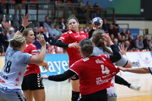 Die Handball-Elfen treffen am Sonntag in der Ostermann-Arena auf den Buxtehuder SV. Foto: Heuser